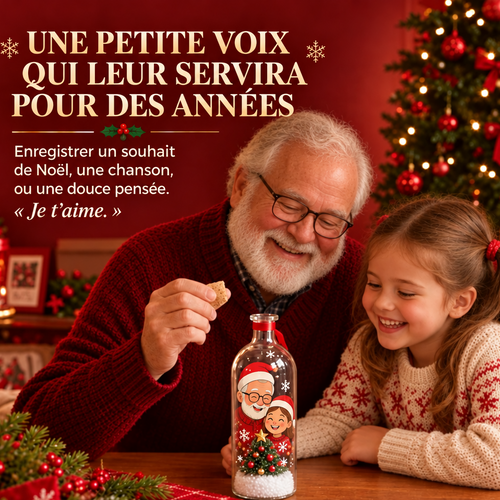 Sapin de Noël à Message Vocal Enregistrable